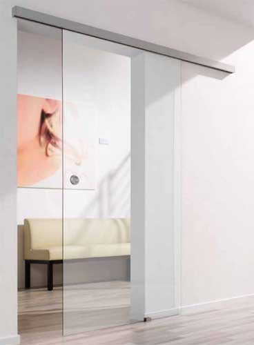 porte coulissante en verre sur mesure porte coulissante sur mesure
